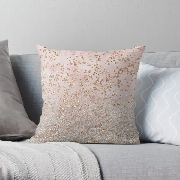 

Mixed Rose Gold Glitter Gradients Printing Throw Pillow Cover Comfort Wedding Decorative Bedroom Throw Sofa Pillows not include