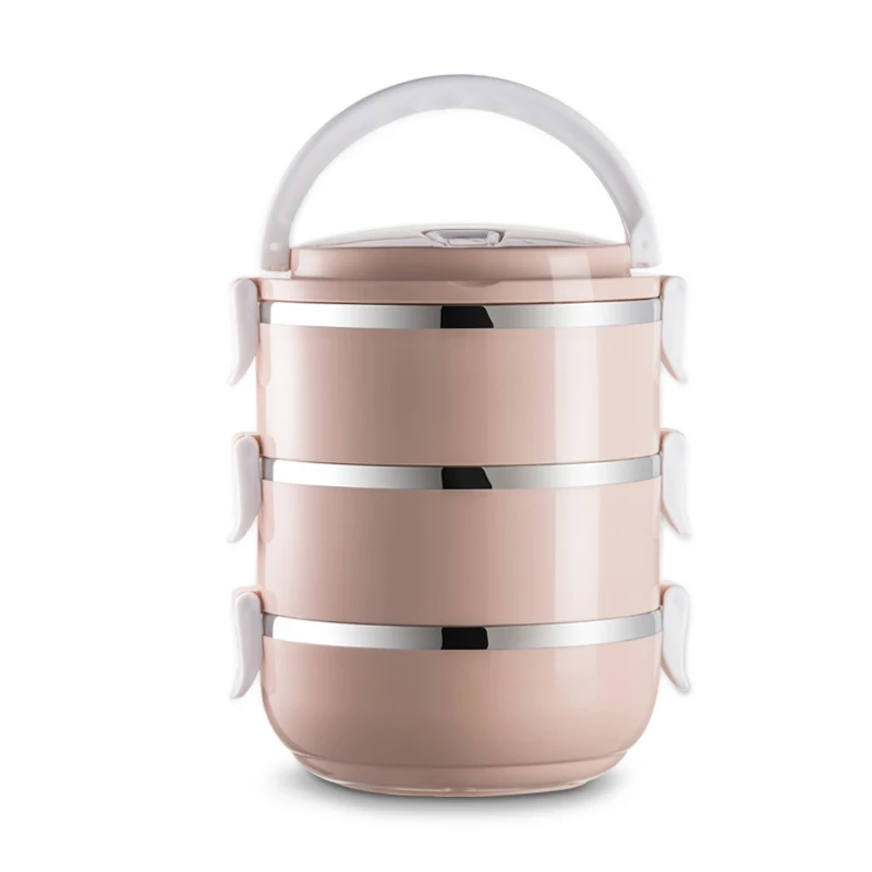

Portable Picnic School Student Food Storage Container Stainless Steel Lunch Box Leak Proof Insulation LunchBox Tableware Set