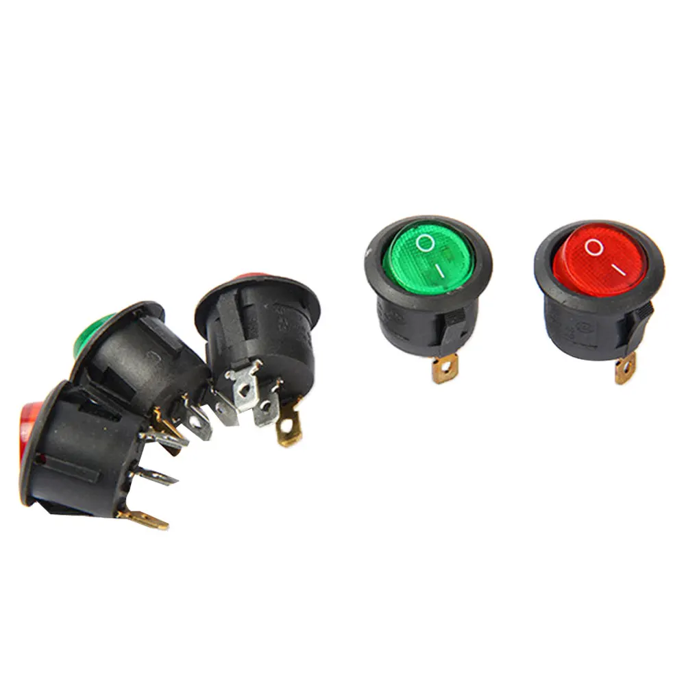12V DC 20A 20mm отверстие подходит освещенный сигнальный светильник круглый