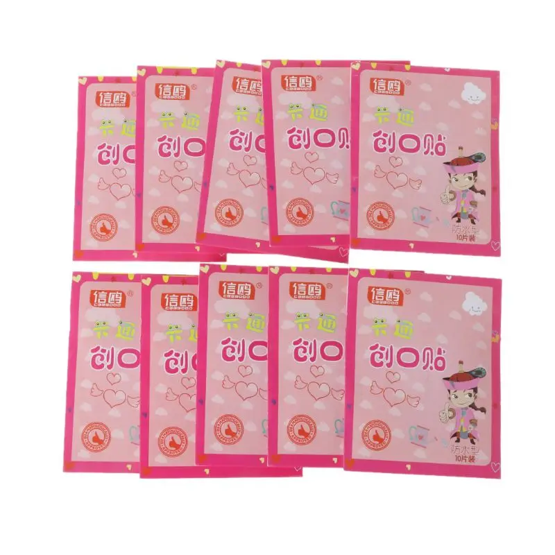 100 шт. Детские водонепроницаемые дышащие пластыри на клейкой основе|Брекеты и