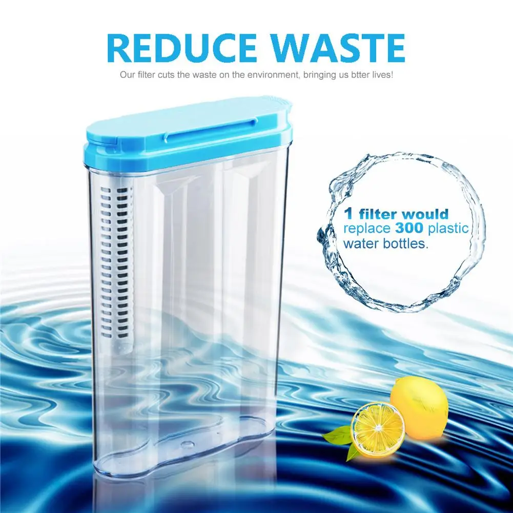 

1 Set Ultra Premium Water Filter Pitcher 1.2L 3 Level Composite Water Filter Water Jug Refreshing Water