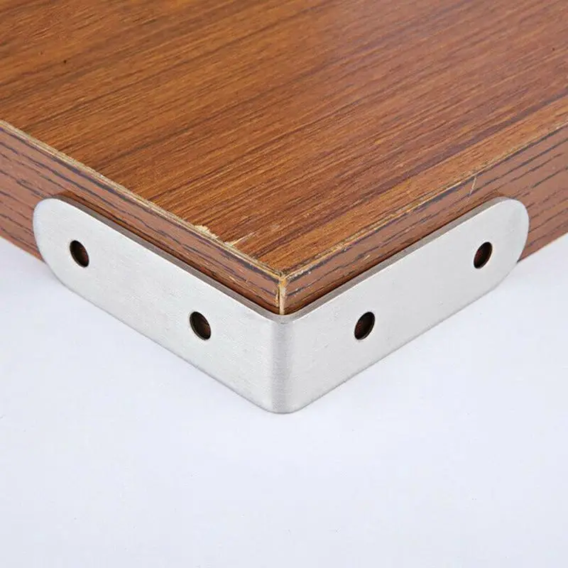 L Shape Thick Stainless Steel Right Angle Bracket Corner Degree 90 L-shaped Support Link Furniture Brace Shelf Q7M3 |