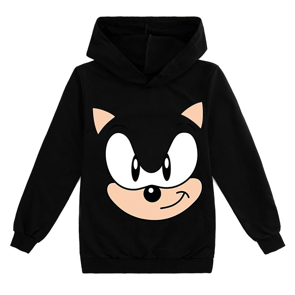 

Детские толстовки, детская одежда, Осенний пуловер с длинным рукавом и капюшоном для мальчиков и девочек, модные толстовки с мультяшным при...