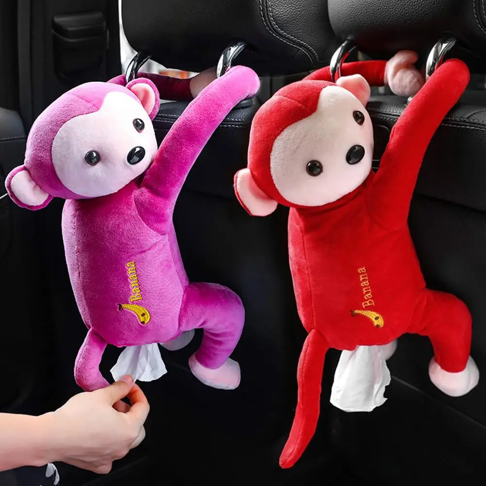 HiMISS многофункциональная автомобильная коробка для салфеток милая мультяшная