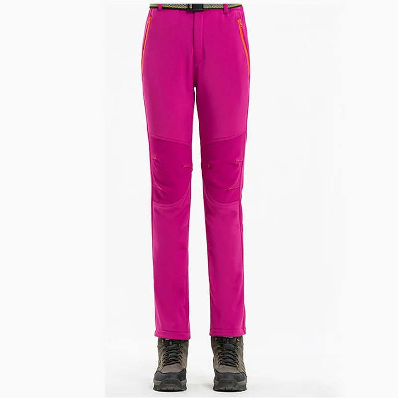 

Winter Warm Waterproof Pants Men Women Climbing Trekking Sports Trousers Camping Softshell Fleece Plus Size S-3XLHiking Pants