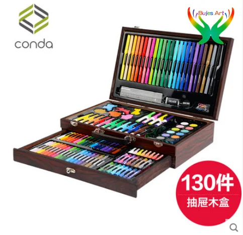 Canda 130 шт. цветная ручка для свинца/масляной живописи/порошковый торт/Акварельная