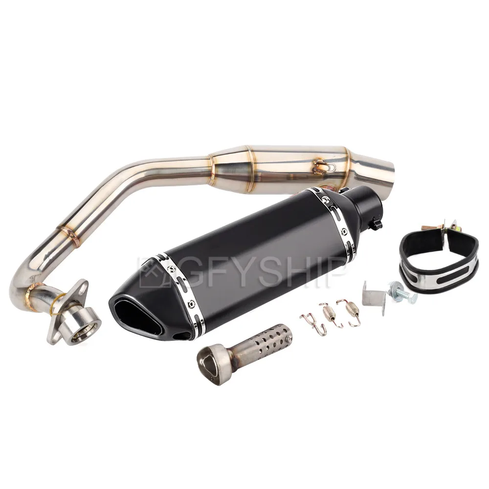 Для Honda FORZA 300 250 FORZA FORZA 300 FORZA 250 FORZA300 NSS300 Escape Slip-on мотоциклетный глушитель с соединительной трубой