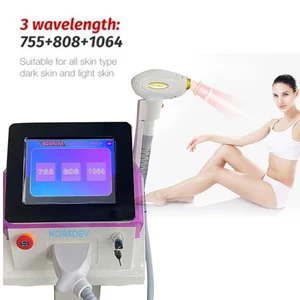 Facial Beauty Device Hair Removal Machine Portable Top At Home 3 Wavelength 808nm Diode Laser Hair Removal Machine