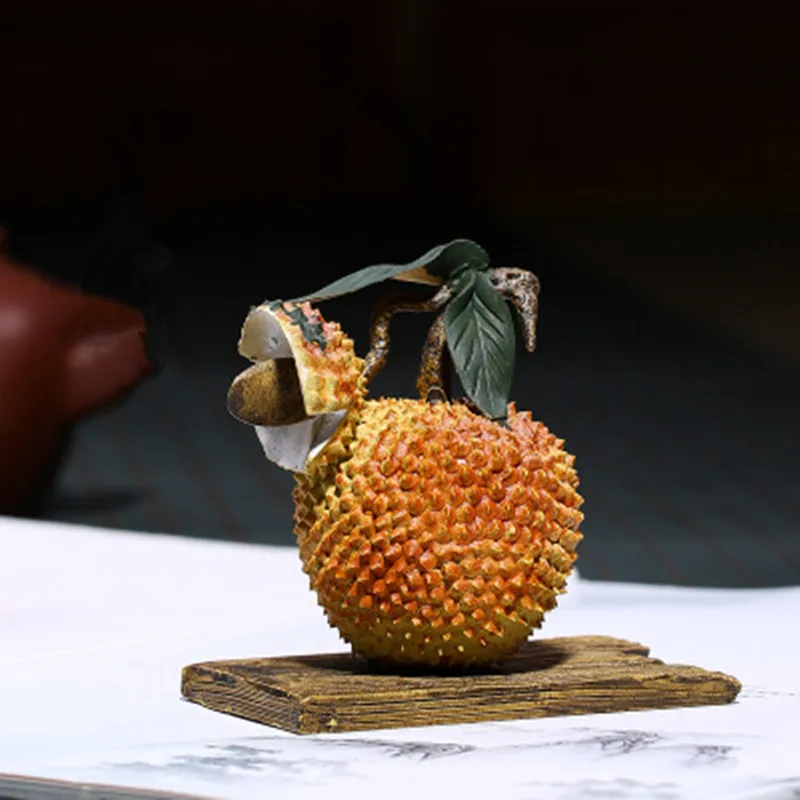 Исин аутентичная фиолетовая глина счастливые фрукты личи Чай Домашние животные