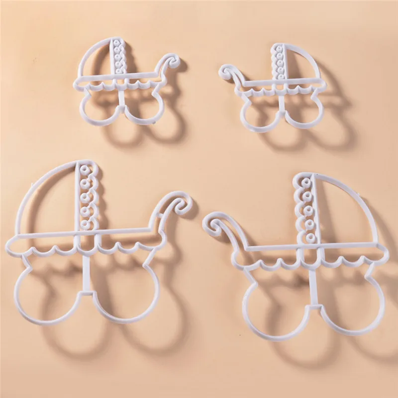 Новая пластиковая коляска формочки для печенья набор детского дня рождения