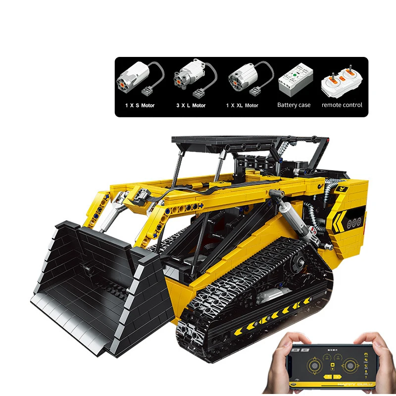 

Follow Store =$2 Coupon RC Loader City Engineering Remote Control Model Building Blocks Bricks Toys For Children Gifts 1800 PCS