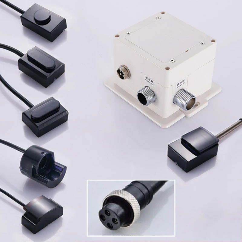 Infrared Induction Faucet Controller Basin Hot and Cold Mixer Sensor Hand Washer AC DC Control Box Accessories 649A | Обустройство