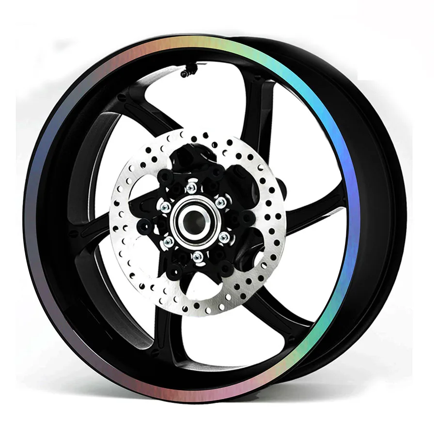 16 X толстый край внешний обод наклейка полоса колеса наклейки подходят для всех