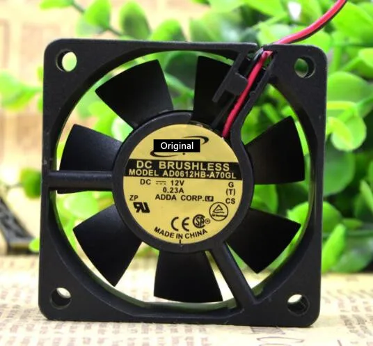 Оригинальный новый 100% рабочий телефон 60 мм 6025 двойной шарикоподшипник охлаждающий вентилятор 12 В А 2 линии