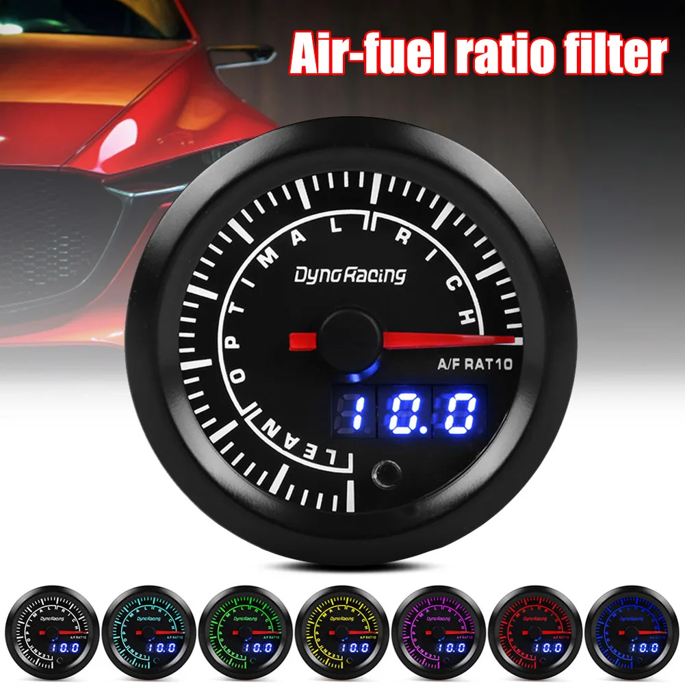 Автомобильный индикатор соотношения воздуха и топлива 3-значный дисплей