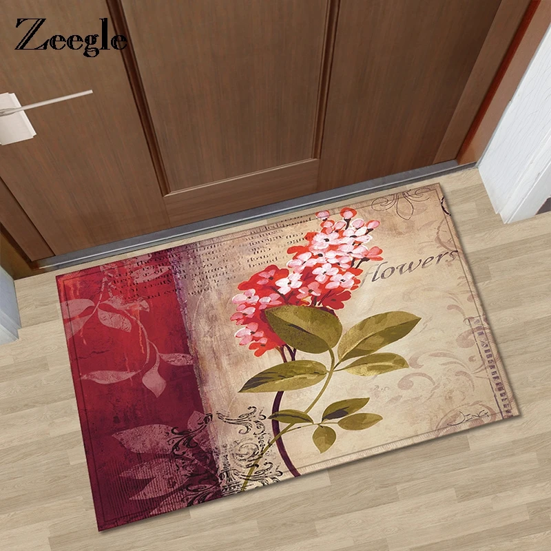 Индийский Стильный коврик Zeegle для входной двери Домашний напольный