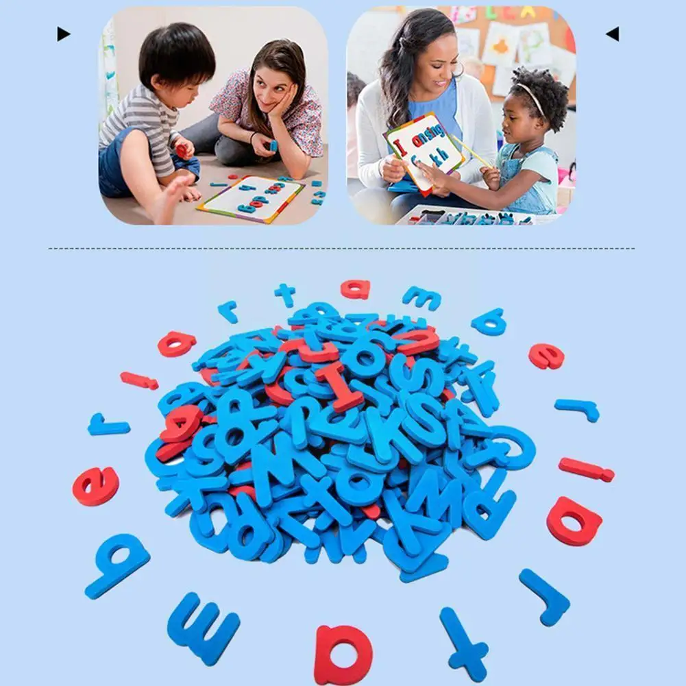 

Детские развивающие Игрушки для раннего развития, верхние графические буквы и магнитные нижние магнитные наклейки на чехол T6O2 на английско...