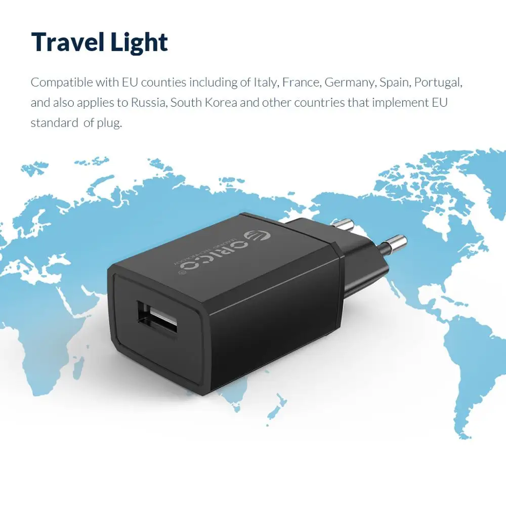 Зарядное устройство ORICO Mini USB 5 В 2 А 1 мобильный телефон планшет|charger eu plug|phone charger