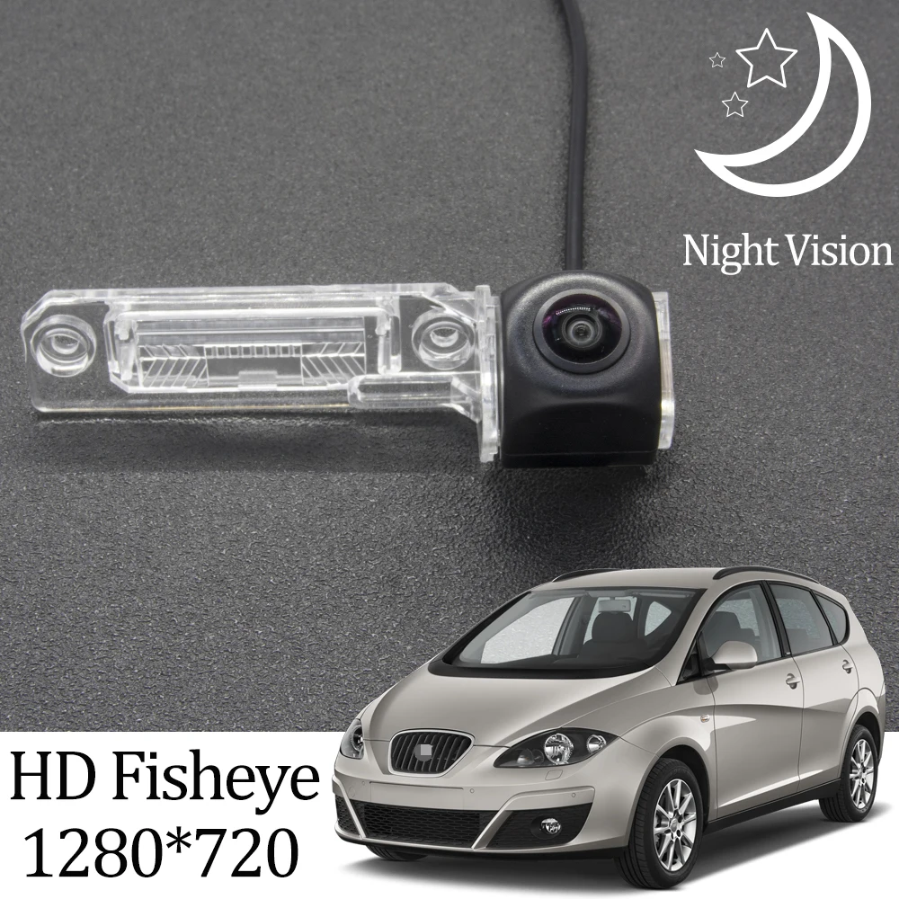 

Owtosin HD 1280*720 Fisheye Rear View Camera For Seat Altea XL/Freetrack 2007-2015 Car Vehicle Reverse Parking Accessories