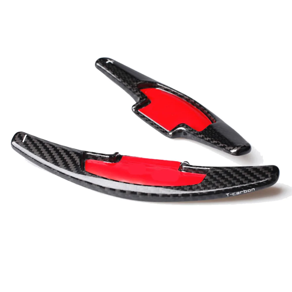 2 шт. высококачественные автомобильные аксессуары углеродное волокно руль сдвиг