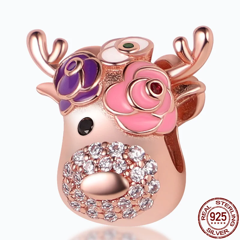 

Новинка 2021, подвески plata ley из серебра 925 пробы, подвеска с храбрым быком, подходят для оригинального браслета Pandora, самодельные ювелирные изд...