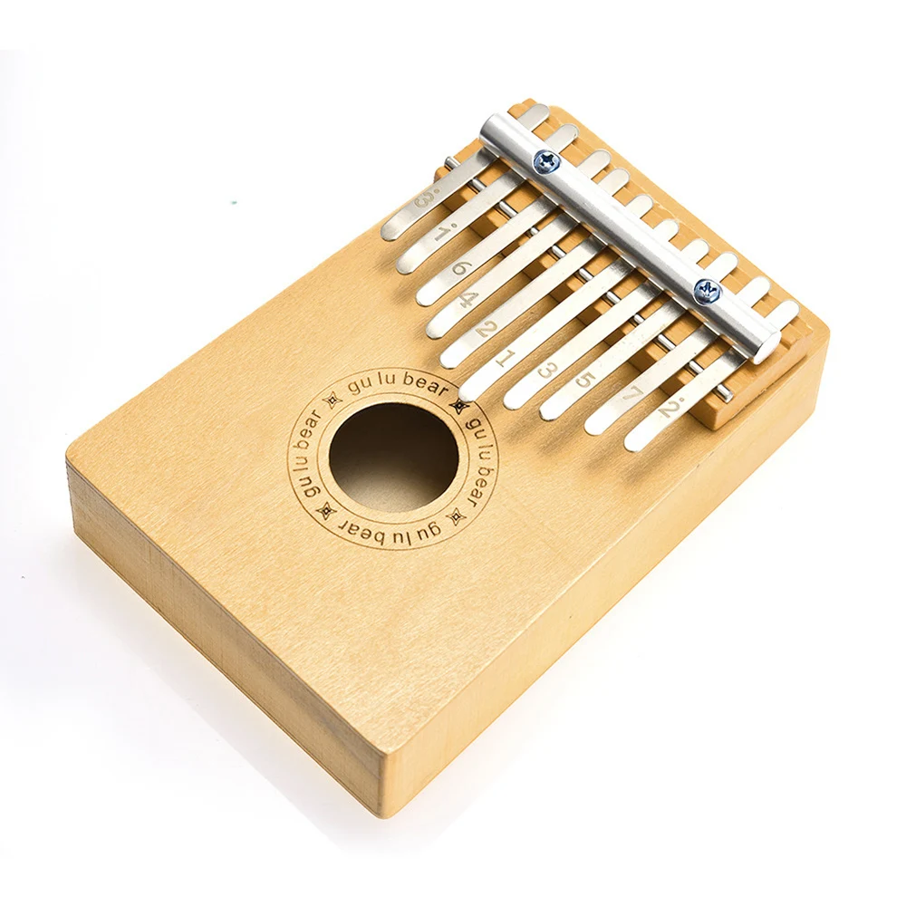 5/10/17 клавиш калимба оранжевый игрушечное пианино красного дерева тела