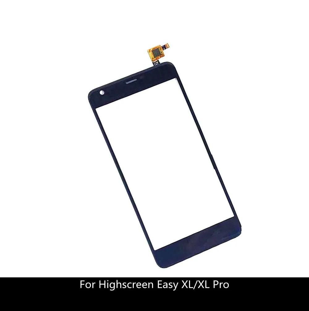 С клейкой лентой сенсорный экран для Highscreen Easy XL Pro Сенсорная панель дигитайзер