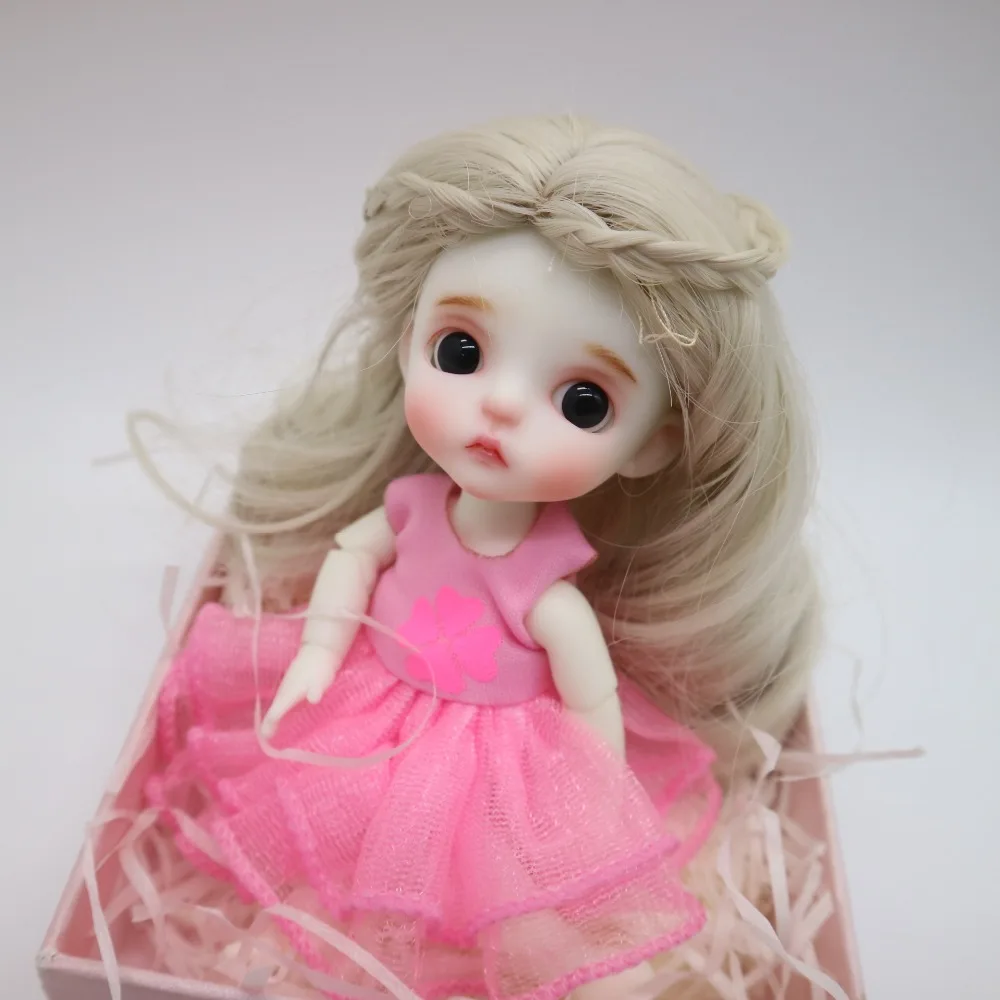 15 см BJD 1/8 кукла суставная Смола включает глаза одежда парики