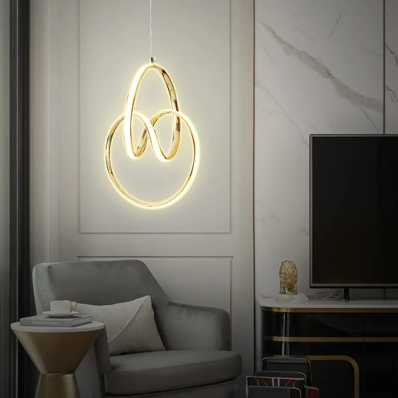 Люстры для маленькой гостиной столовой спальни линейный художественный бар