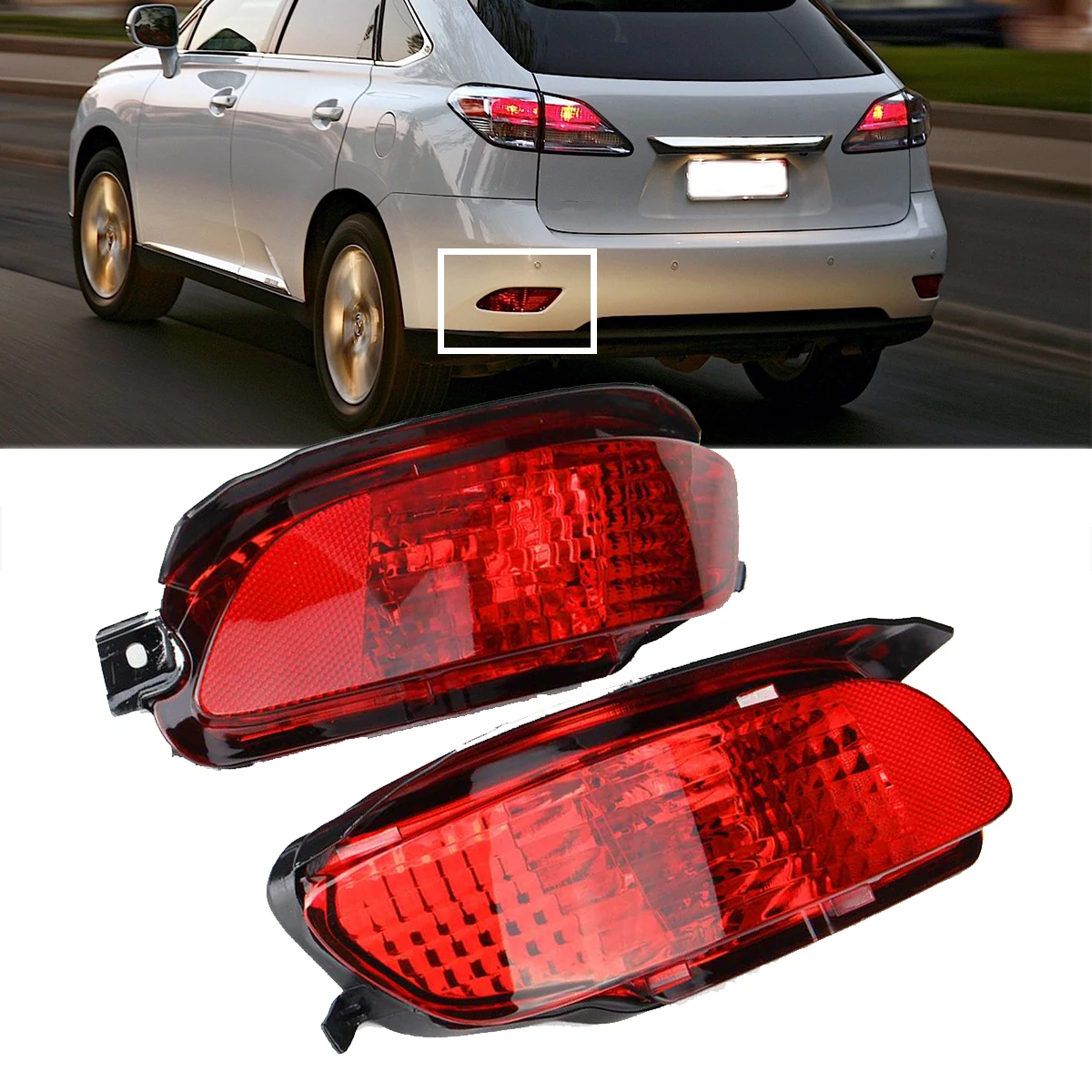 

Задний бампер для Lexus RX300 RX330 RX350 2004 2005 2006 2007 2008 стоп светильник s задний отражатель противотуманная фара сигнал поворота