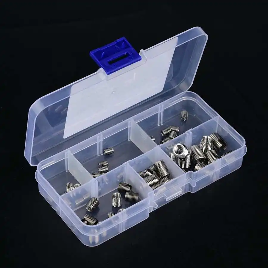 60Pcs 302 Type Stainless Steel Self Tapping Screw Vibration Resistance Prevent Loosening Improve Connection Thread Inserts | Обустройство