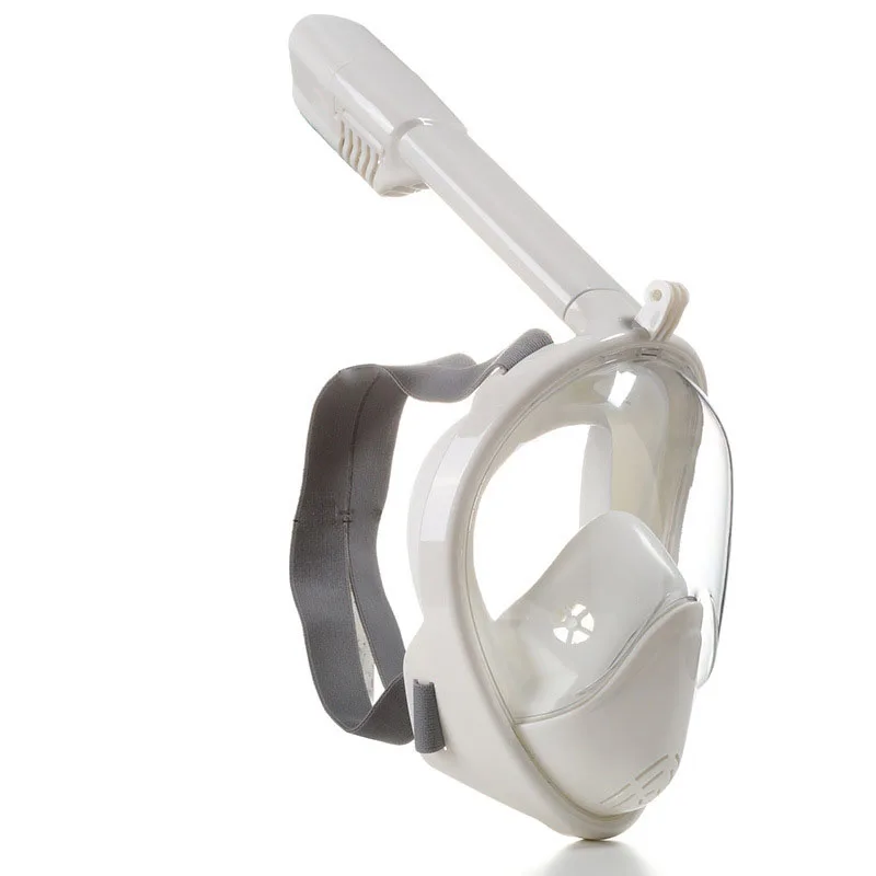 Маска для подводного плавания на все лицо панорамный обзор незапотевающая