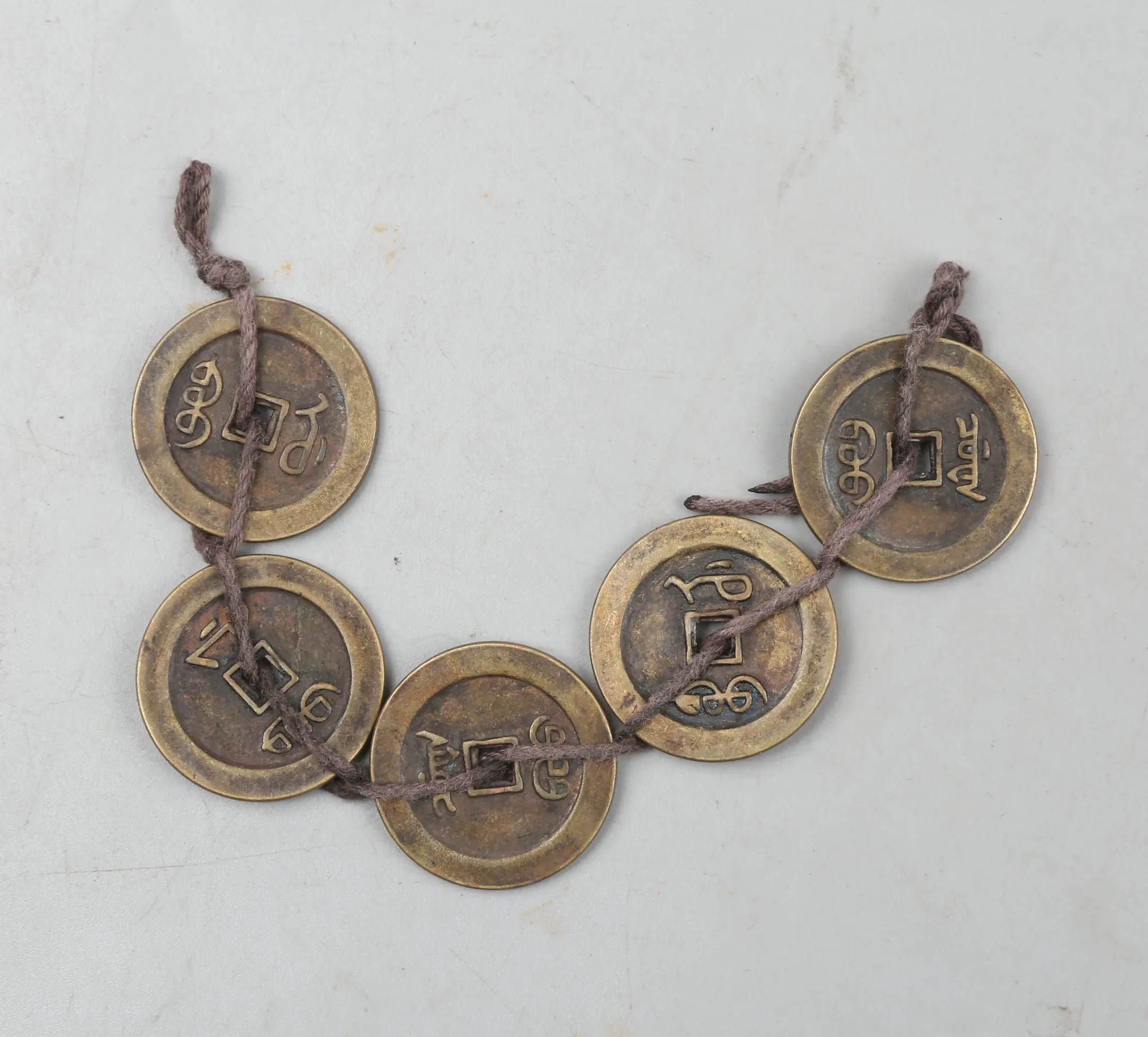 Коллекция сувениров 28 мм/1 1 дюйма небольшая китайская Бронзовая статуэтка