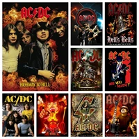 diy 5d acdc band diamond painting art poster embroidery handicraft portrait full squareround cross stitch kits gift home decor
