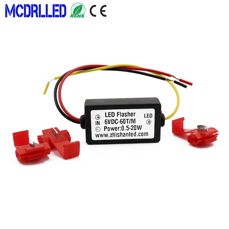 2 шт. автомобильный стробоскоп контроллер для автомобильного светодиодного