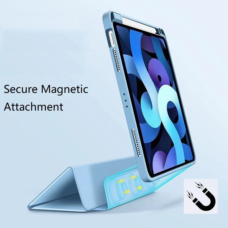 

Case for Ipad Pro 11 Foldable Accessory Resilient Magnetic Smart Cover for IPad Pro 10.9 Inch Air4 Flip Stand 12.9 2020 10.5inch