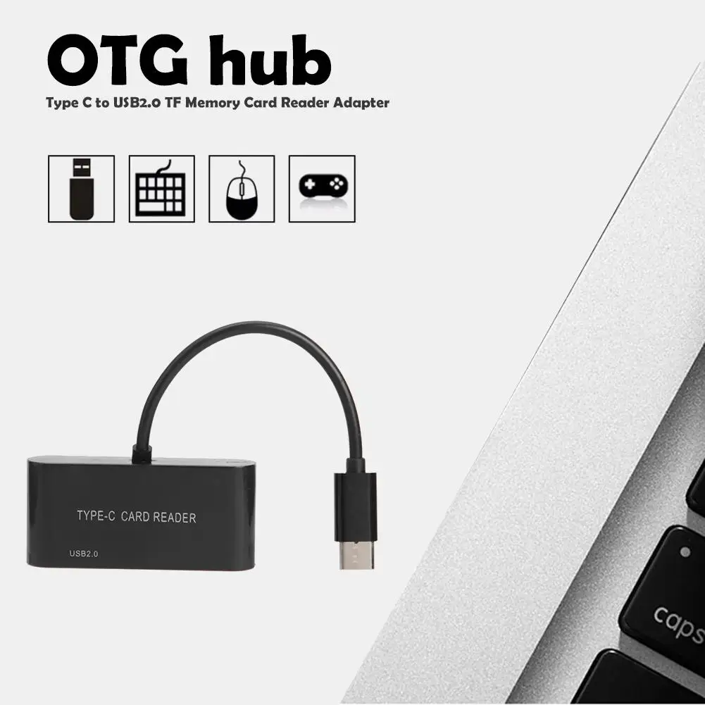USB 3 1 USB-C Тип C до 2 0 концентратор TF устройство чтения карт памяти OTG адаптер для