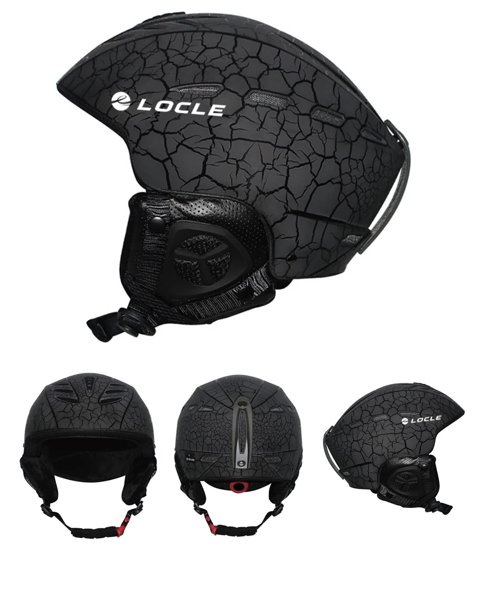 LOCLE профессиональный лыжный шлем ABS+ EPS CE сертификация лыжный шлем для катания на снегу, сноуборде, скейтборде размер 55-61 см