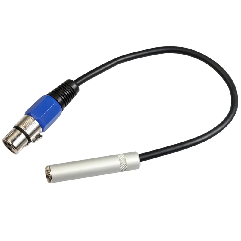 Pin Plug 6.35Mm 1/4 Inch Trs To Xlr Male Female Cable 3 Socket Adapter For Stereo Microphone Audio Cord | Электроника