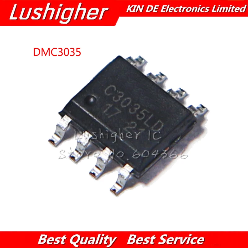 5 шт. C3035LD SMD C3035 SOP DMC3035LSD SOP8 DMC3035 13|Интегральные схемы| |
