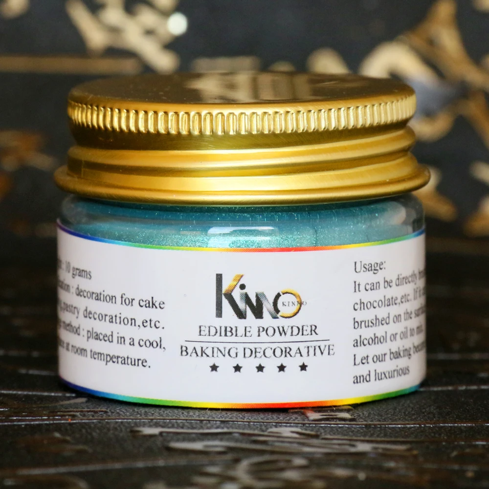 Пищевой Порошок для украшения торта хлеба шоколада темно зеленого цвета 10 г| |