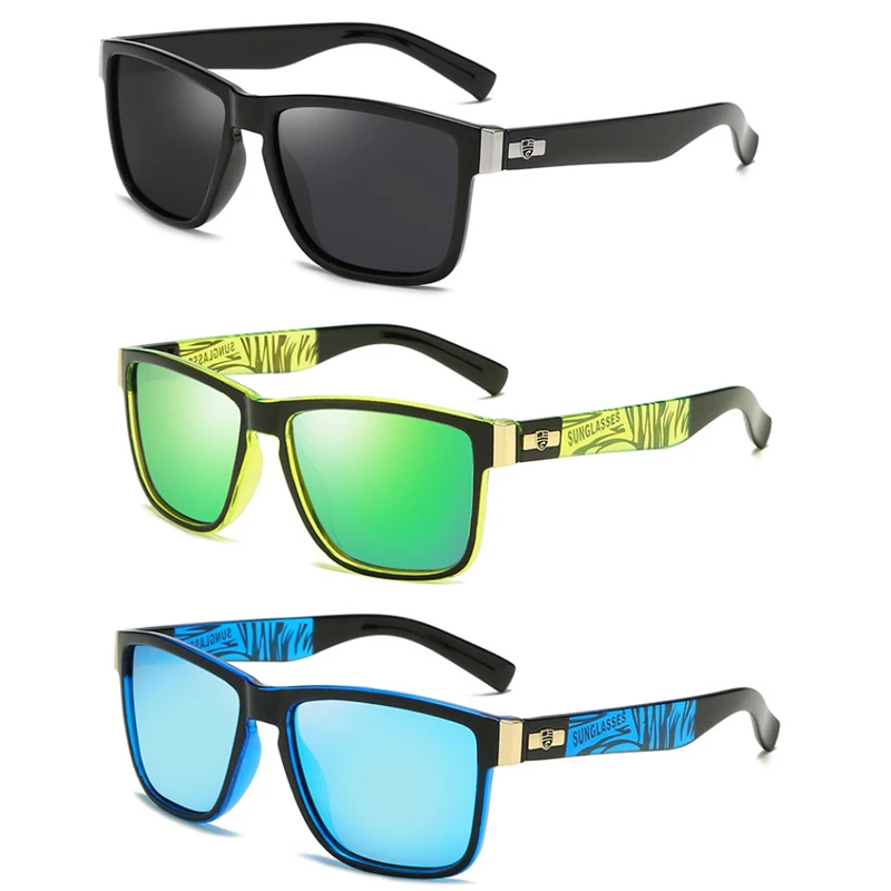 Мужские поляризационные солнцезащитные очки в квадратной оправе 3 шт. |