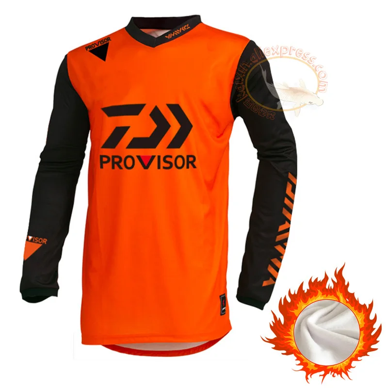 

2020 Winter Daiwa Men Fishing Clothes Fishing Blouse Keep Warm Sweatshirt Jacket Outdoor Sports Fishing Jacket Male