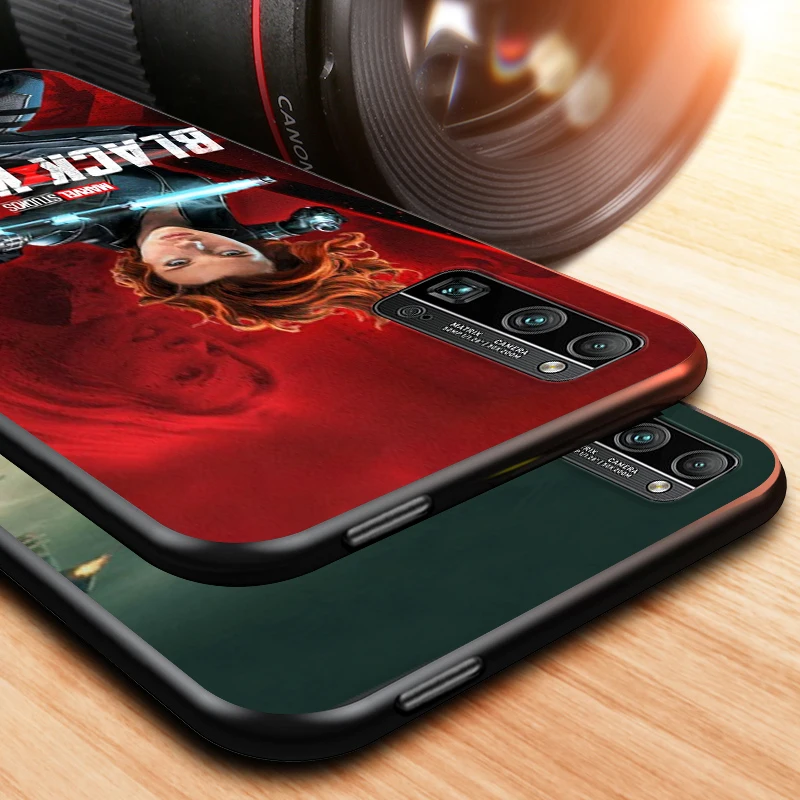 

Black Widow Marvel cool for Huawei Honor V30 20 Pro X10 9S 9A 9C 9X 8X 10 9 Lite 8 7 Pro Silicone Soft Black Phone Case