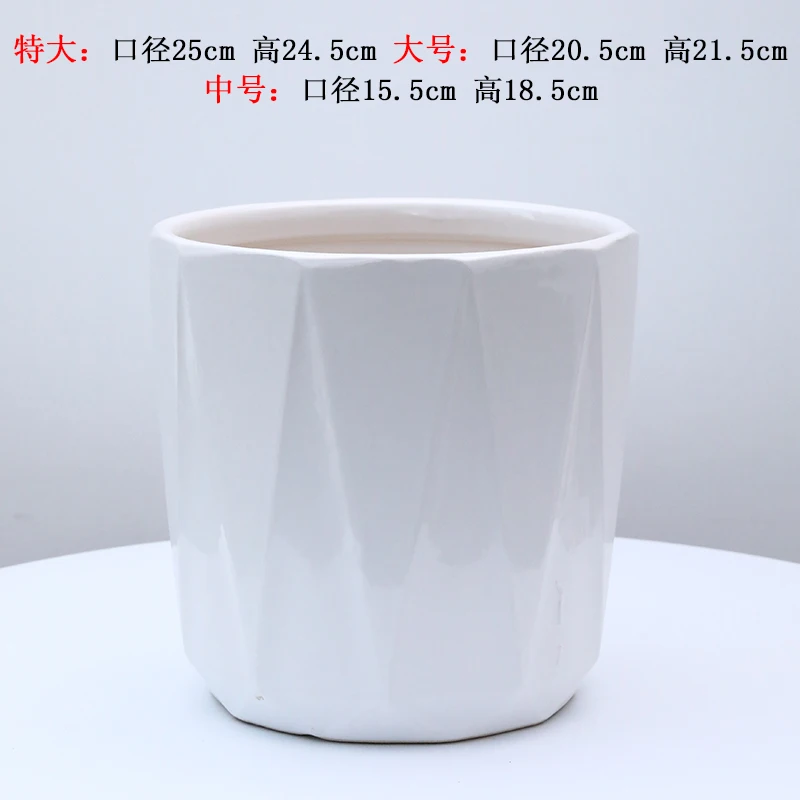 

Simple Planters Modern Nordic Vintage Decoration Flower Pots Ceramic Plants Minimalist Blumentopf Balcony Decorations BK50HP