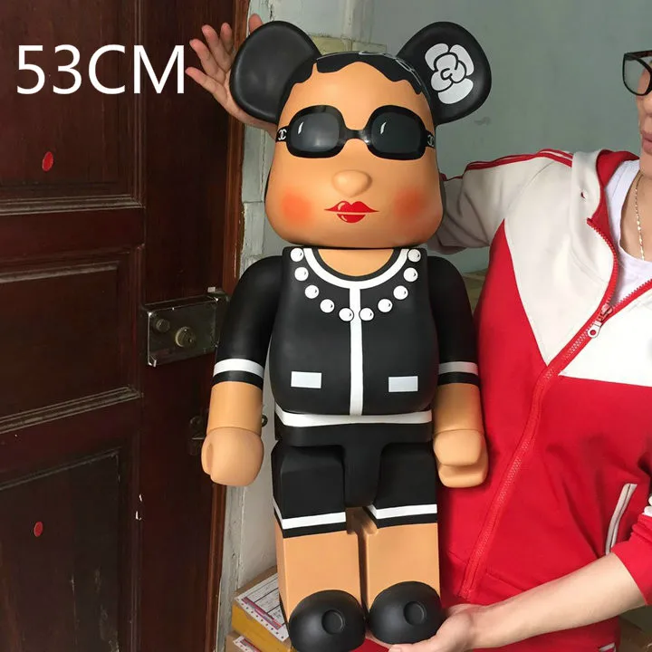 70 см 700% медведь@ кирпич фигурки блок Медведь ПВХ модели фигурки Детские Подарки DIY краски куклы детские игрушки