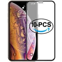 10pcslot tempered glass for iphone 11 pro max 6 6s plus 7 8 plus screen protector for iphone x xs max xr 6 7 8 glass protector