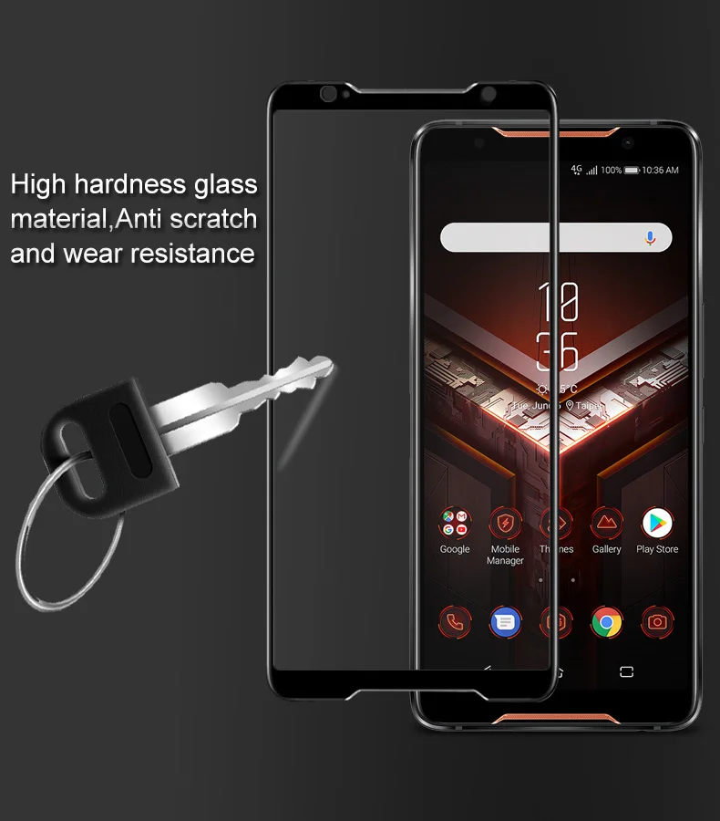 rog phone zs600kl Для ASUS ROG PHONE ZS600KL Asus ROG Phone II ZS660KL Rog Phone 2 пленка из закаленного стекла Imak Pro+ полная защита экрана - Цвет: rog phone zs600kl