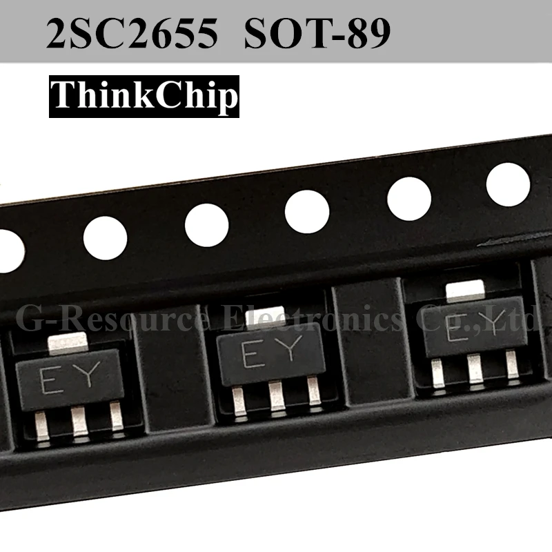 

(100pcs) 2SC2655 SOT-89 SMD Crystal Triode C2655 (Marking EY )