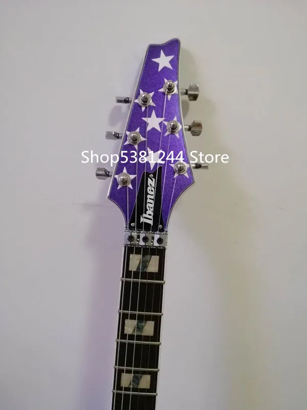Бесплатная доставка фиолетовая 6 струнная Электрогитара выбор цвета заводская